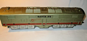 Vtg Marx Sante Fe Train Disel Dummy Unit Locomotive Toy Train 12" Plastic - Picture 1 of 10
