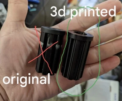 Peça de inserção de bucha de plástico para gol de futebol 2x impressa em 3D sklz para 12 x 6 pés  - Imagem 1 de 2
