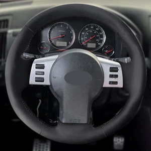 Black Steering Wheel Microfiber Sewing Leather Cover For Nissan 350Z 2003 - 2009 - Bild 1 von 8