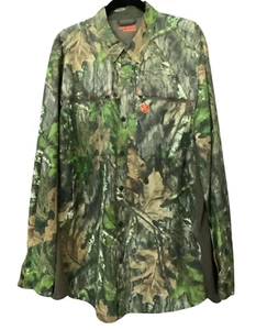 GameWinner LS Button Up Shirt XLarge Mossy Oak Obsession 2 BIG Pockets Vented - Picture 1 of 12