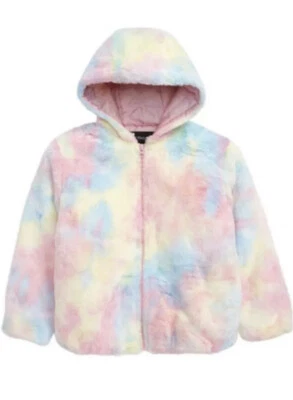 Chaqueta TUCKER + TATE Niña Talla 2, 3 Piel Sintética Tie Dye En Gasa Rosa Multi Foto 1 de 4