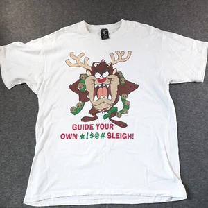 VTG WB Tasmanian Devil Guide your own *!$@# Sleigh! XL Made in USA single stitch - Picture 1 of 5