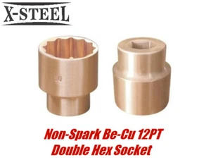 Non-Spark Sparkproof Be-Cu/Beryllium Alloy Copper 12PT Double Hex Socket Certify - Picture 1 of 1