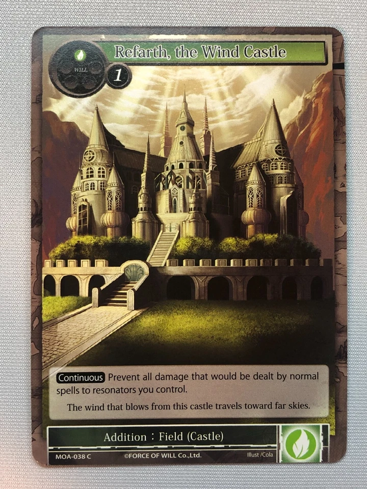 Force of Will The Millennia of Ages Refarth, the Wind Castle NM/M  - Image 1 of 1