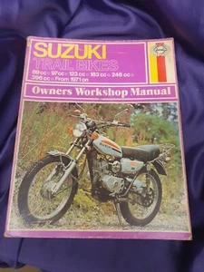 SUZUKI TRIAL BIKES 87 123 183 246 396 WORKSHOP Manual Original Comp Part - Picture 1 of 7