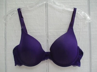 Sujetador So Intimates para mujer talla 34 C púrpura liso con aros cobertura completa Foto 1 de 4