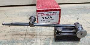 HUSILLO STARRETT 257A MEDIDOR DE SUPERFICIE 9" #51240 - ¡HECHO EN EE. UU.! - Imagen 1 de 8