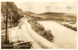 Foto postal RPPC Lookout Mountain Highway US 41 autos Lake Chatanooga TN A898 - Imagen 1 de 2