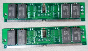 2x KMM5322208AU-7 Samsung 8MB Simm Non Parity FastPage Memory - Picture 1 of 3