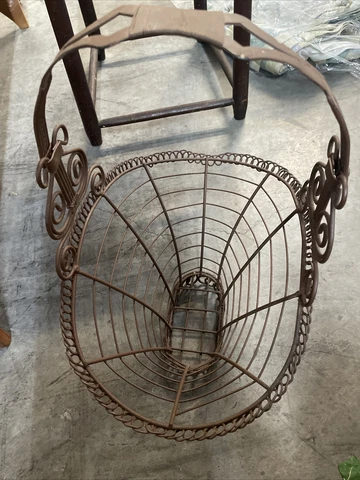 Wrought Iron Basket Cover