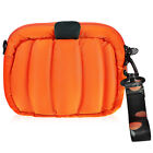 Oxford Cloth Tricolor Patch Pumpkin Small Shoulder Bag Miss Messenger