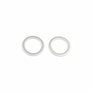 For Benz 2007-14 C-Class Silver Titanium Dashboard Side Vent Overlay Cover Trim - Picture 1 of 6