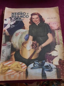 Revista NEGRO Y BLANCO 1949 DIANA LYNN ELIZABETH TAYLOR GAIL RUSSELL CLAUDETTE - Imagen 1 de 18