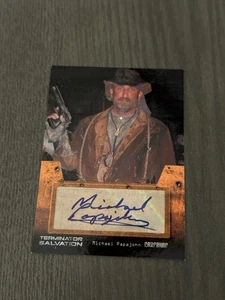 2009 Topps Terminator Salvation Autographs Insert MICHAEL PAPAJOHN Signed Auto - Picture 1 of 4