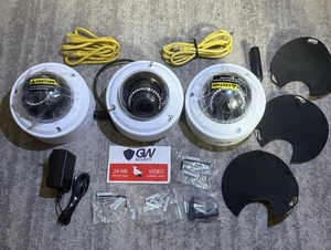 LOT Of 3 GW-8071MIC IP PoE 4XOptical Zoom 2.8-12mm Varifocal Lens SecurityCamera - Picture 1 of 4