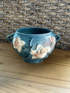 Jarrón maceta Roseville Pottery Magnolia mini 6653 MCM EE. UU. - Imagen 1 de 7
