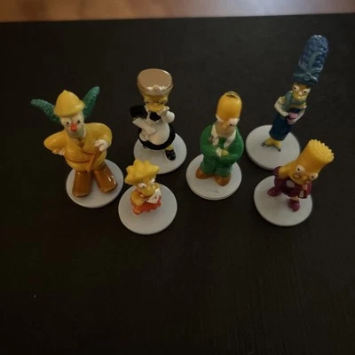 6 Figures From The Simpsons Clue Board Game Replacement Pieces 2002 Characters - Image 1 of 4