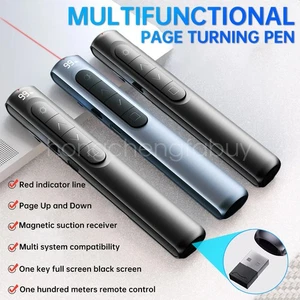 Powerpoint Presentation Remote Wireless USB Presenter Laser Pointer Clicker Pen - Picture 1 of 26