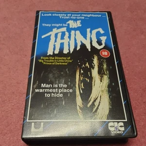 The Thing - Vhs - 1982 - CIC - Stripey - John Carpenter - Kurt Russell - Picture 1 of 4