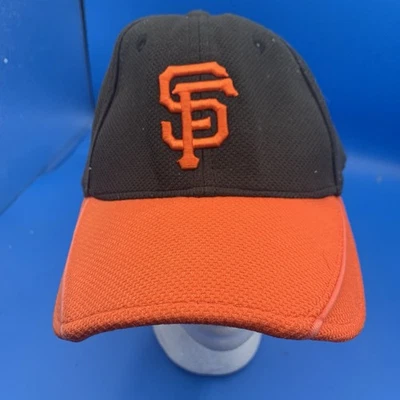 San Francisco Giants Hat Cap Strap Back Orange MLB Baseball New Era Mens - Image 1 of 4