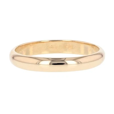 3.5mm Polished Classic Wedding Band Ring 14k Yellow Gold 3.55 Grams Size 10 - Image 1 of 4