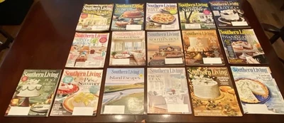Lot 16 Magazines SOUTHERN LIVING Nov 2012 - December  2024 Holidays and More - Image 1 of 4