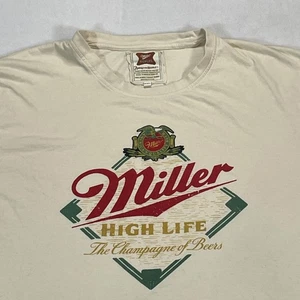 Camicia Miller High Life uomo 2XL maglietta grafica ago americano champagne di birre - Foto 1 di 14