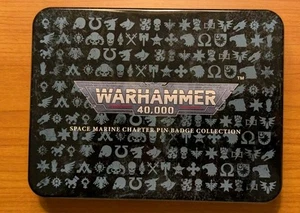 Warhammer 40,000 Koyo space marine chapter pin Tin (empty) - Picture 1 of 13