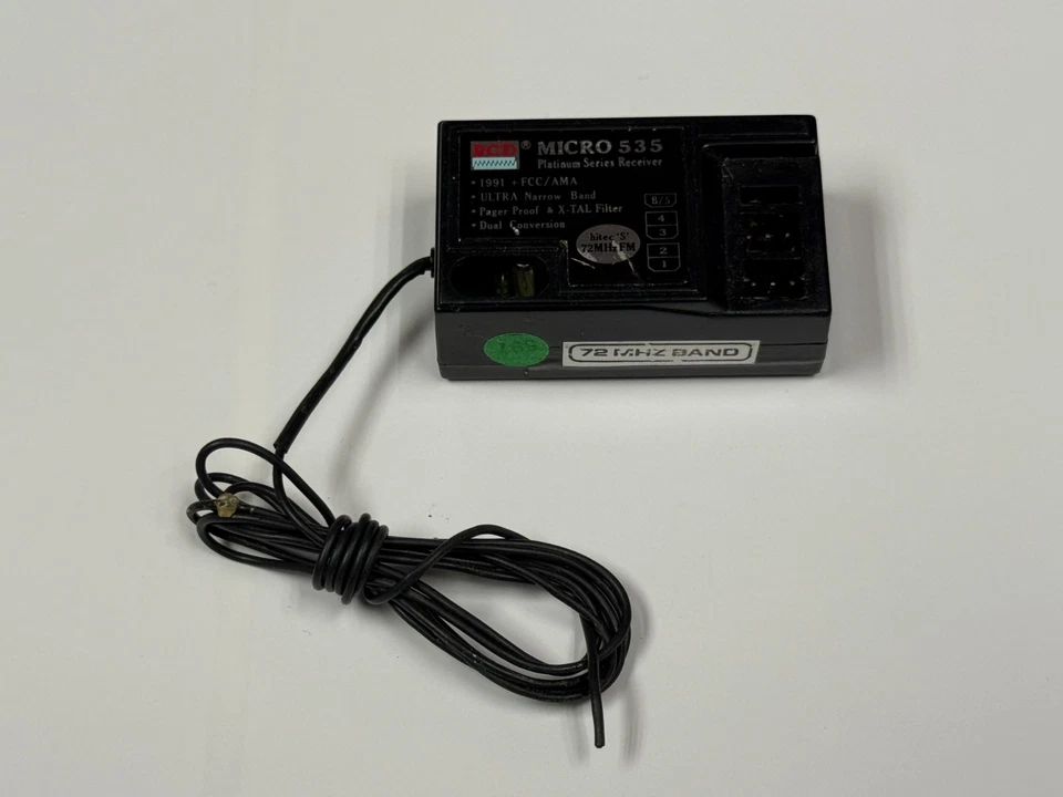 Excellent Hitec Micro 535 Negative Shift 72mhz RC Airplane Receiver Hitec - Image 1 of 1