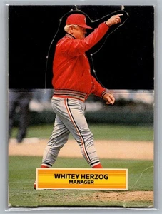 1988 Donruss Pop-Up Whitey Herzog - Picture 1 of 2