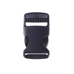 20pcs Plastic Buckles Side Release Buckle for Backpack Bracelet (Black) - Picture 1 of 12