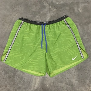 Nike Run Division Flex Stride Running Shorts XL Green Drawstring 5” Men’s - Picture 1 of 11