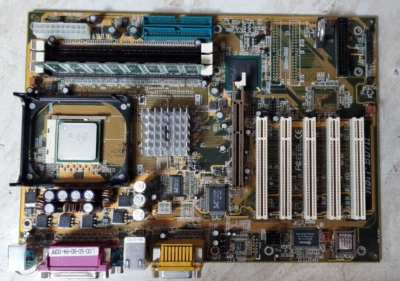 ABIT BD7 2 Socket 478 Mainbord, 3.0GHZ CPU, 256MB RAM, USED - Image 1 of 4