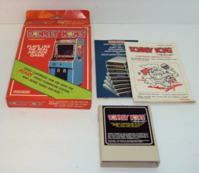 Donkey Kong (Atari 2600, 1982) Complete in Box Tested Works - Image 1 of 4