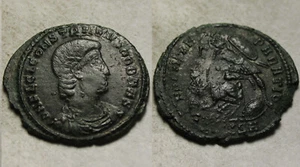Rare genuine ancient Roman coin Constantius Gallus spearing enemy rider 251AD - Picture 1 of 4