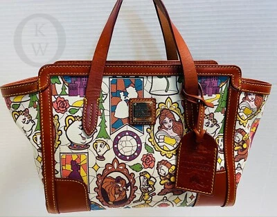 Disney Dooney & Bourke*Disney*Beauty*and the Beast*Belle Small Shopper Tote  - Imagem 1 de 4