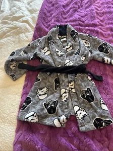 Star Wars Boy's Black And Grey Bath Robe Size 5 - Picture 1 of 3