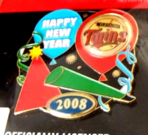 2008 Minnesota Twins New Year's Party pin MLB - Picture 1 of 7