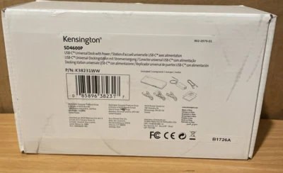Estación de acoplamiento universal Kensington SD4600P USB-C con alimentación Foto 1 de 4