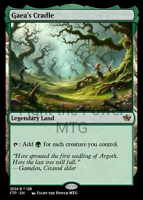 Gaea's Cradle Style Card For EDH and Playtest - Image 1 of 3