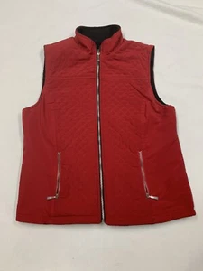 Karen Scott  Reversible Insulated Fleece Vest Women's Size S - Picture 1 of 4