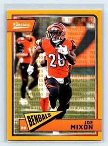 Classics Timeless Tributes Gold #22 2018 Joe Mixon/99 Cincinnati Bengals - Imagen 1 de 2