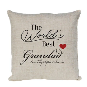 Personalised Worlds Best Cushion Nanna, Mother, Auntie, Sister, Cushion Cover - Picture 1 of 18