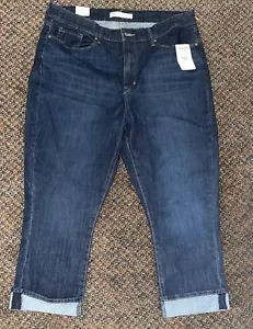 SIGNATURE BY LEVIS MID-RISE CAPRI 16/33W NWT (B34) - Picture 1 of 5