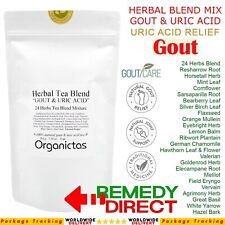 GOUT REMEDY TEA 24 Herb Gout Herbal Tea Supplement High Uric Acid Levels Support