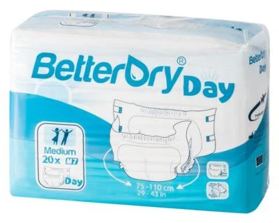BetterDry Day Diapers - M7 - 20 Count - Image 1 of 4