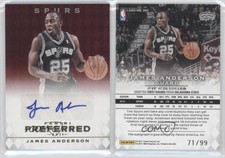 2011-12 Panini Preferred /99 James Anderson #293 Auto