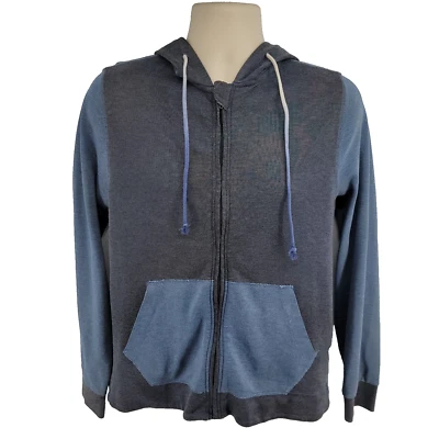 Gray Brand Saks Fifth Avenue Full Zip Blue Hoodie Size S - Image 1 of 4
