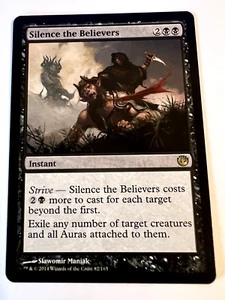 MTG Magic The Gathering Journey into Nyx Silence the Believers Rare LP A2 - Picture 1 of 2