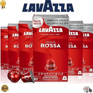 Lavazza Espresso Qualita Rossa Capsules 6 x Packs (60 Pods) Nespresso Compatible - Picture 1 of 12